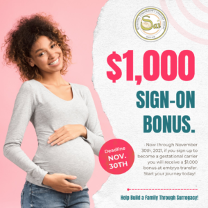 Become a surrogate or refer someone and receive a $1,000