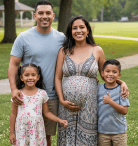 Surrogate Alternatives, Inc. Family celebrating.