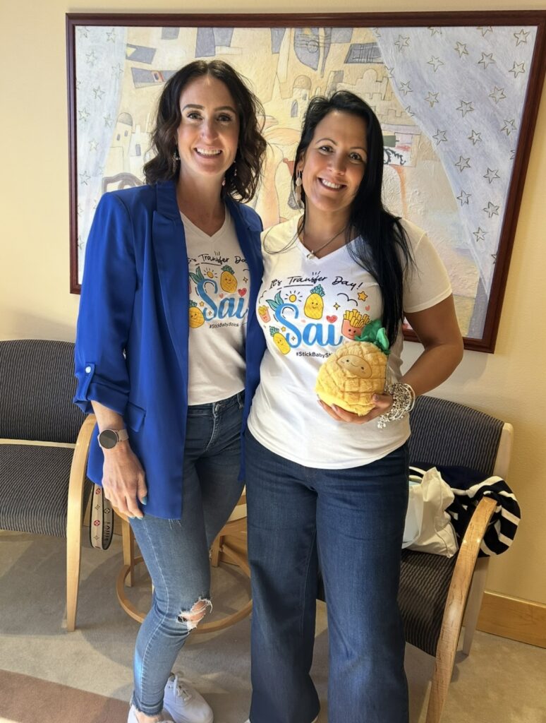 Surrogate Alternatives Lead Client Services Director, Rebecca Deegan, with our amazing surrogate Carol. 