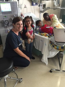 Veronica and Christine at Rady Children's Hospital